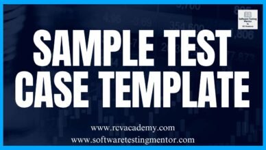 Sample Test Case Template