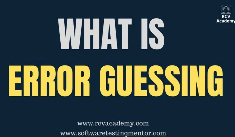 What is Error Guessing