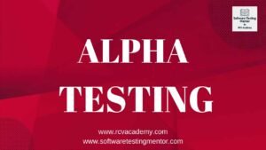 Alpha Testing