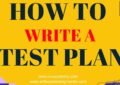 How to write a Test Plan