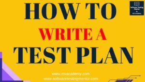 How to write a Test Plan