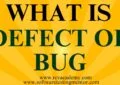 What is a Defect or Bug?