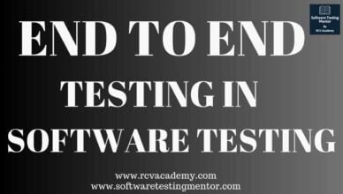 End to End Testing in Software Testing