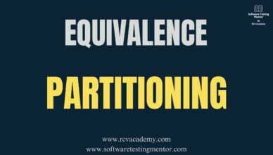 Equivalence Partitioning in Testing