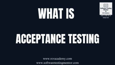 What is Acceptance Testing