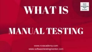 What is Manual Testing | With Examples