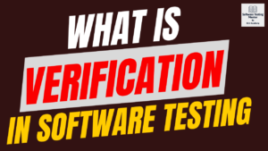 What is Verification